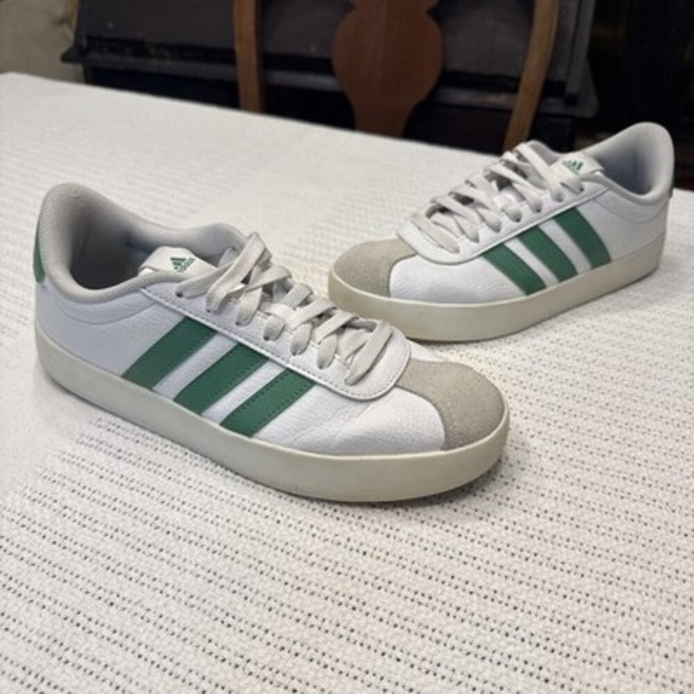 Adidas VL Court 3.0 White Green Women’s Us 7.5